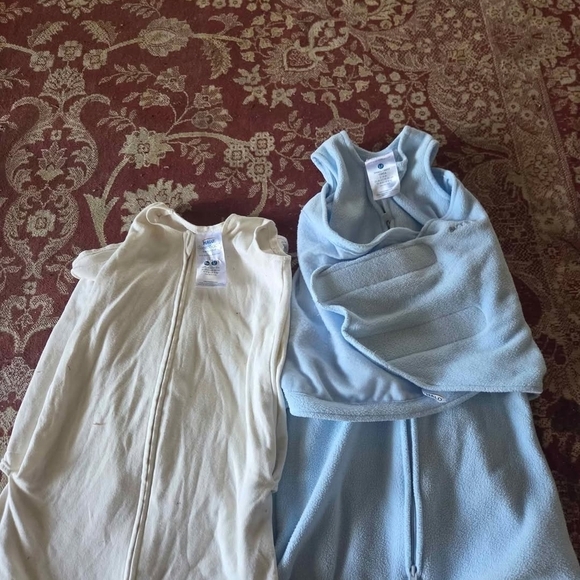 HALO Baby Sleep Sacks in Cream and Blue - Picture 1 of 1